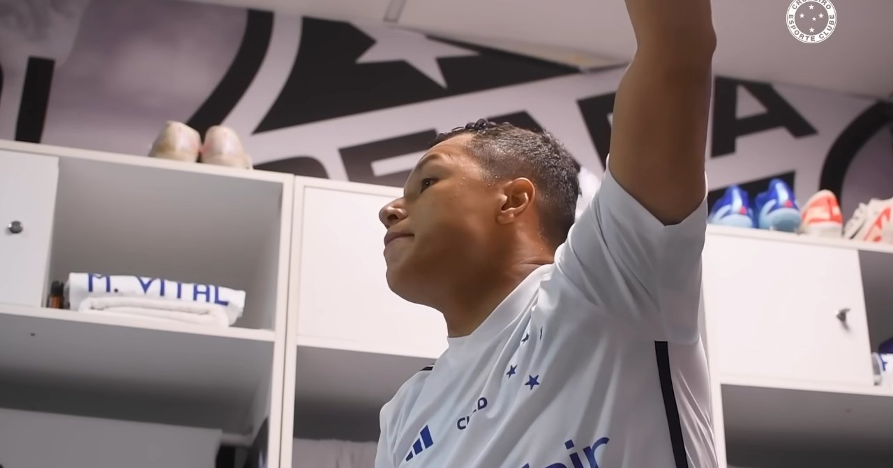 Marlon, jogador do Cruzeiro (foto: Reprodução/Cruzeiro)