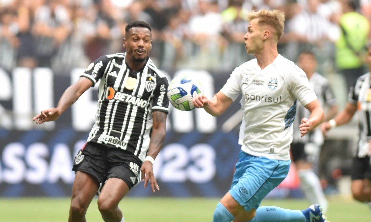 Edenilson em Atlético 3 x 0 Grêmio na Arena MRV (foto: Ramon Lisboa/EM/DA.Press)
