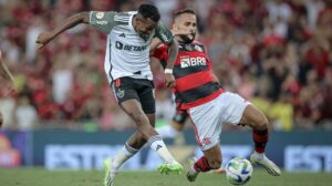 Lance do gol de Edenilson pelo Atlético diante do Flamengo no Maracanã (foto: Pedro Souza/Atlético)