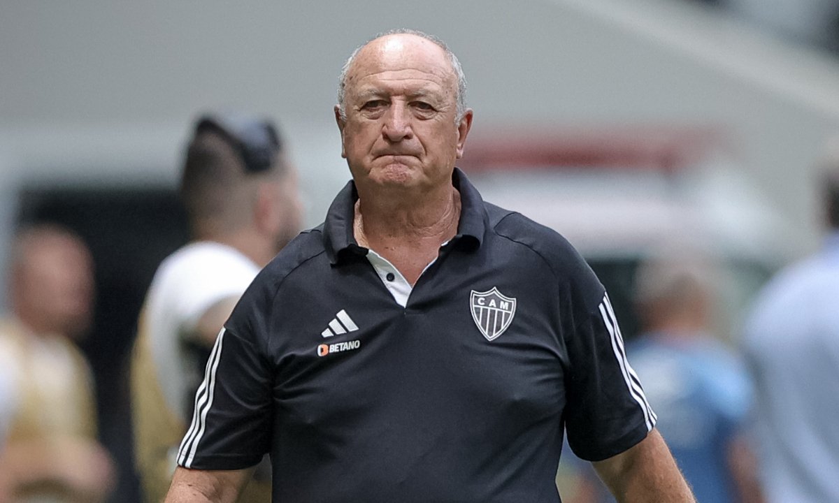 Felipão em jogo pelo Atlético (foto: Pedro Souza/Atlético)