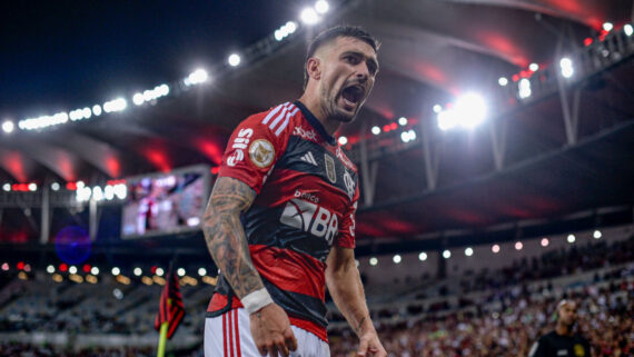 Arrascaeta, do Flamengo (foto: Marcelo Cortes / Flamengo)