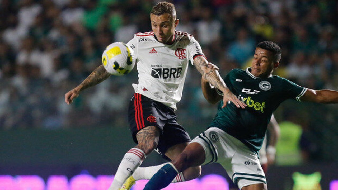 Flamengo e Goiás se enfrentam (foto: Gilvan de Souza/Flamengo)