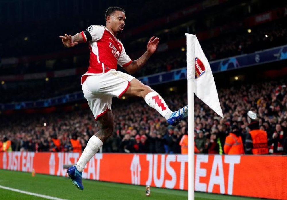 Champions: Arsenal emplaca Gabriel Jesus e domina seleção do Gringolândia, gringolândia
