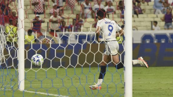 Gol de Bruno Rodrigues, atacante do Cruzeiro (foto: Staff Images / Cruzeiro)