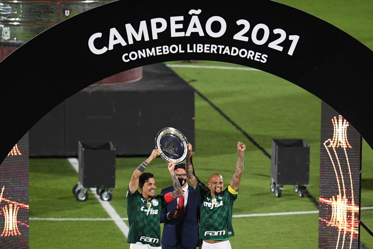 Palmeiras conquistou a Libertadores em três oportunidades - (foto: Eitan Abramovich/AFP)