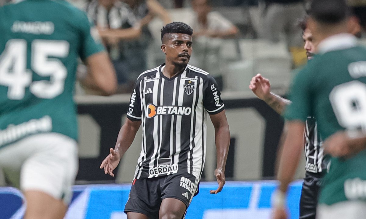 Jemerson em Atlético 2 x 1 Goiás (foto: Pedro Souza/Atlético)