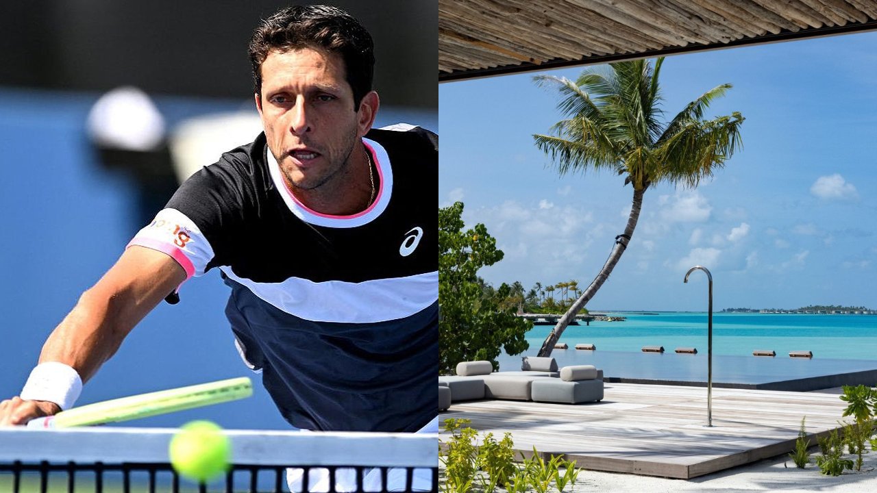 Mineiro de Belo Horizonte, Marcelo Melo participará de evento luxuoso nas Maldivas (foto: Adam Hagy/GETTY IMAGES NORTH AMERICA/AFP e Divulgação/Patina Maldives)