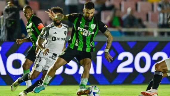 Mastriani em jogo pelo Brasileiro (foto: Mourão Panda/América)