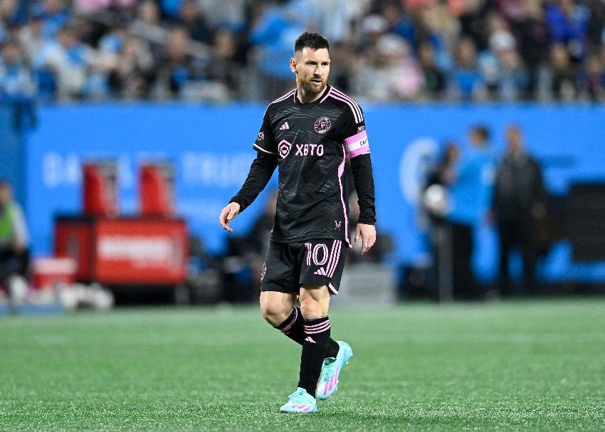 Messi pelo Inter Miami na MLS (foto: MATT KELLEY)