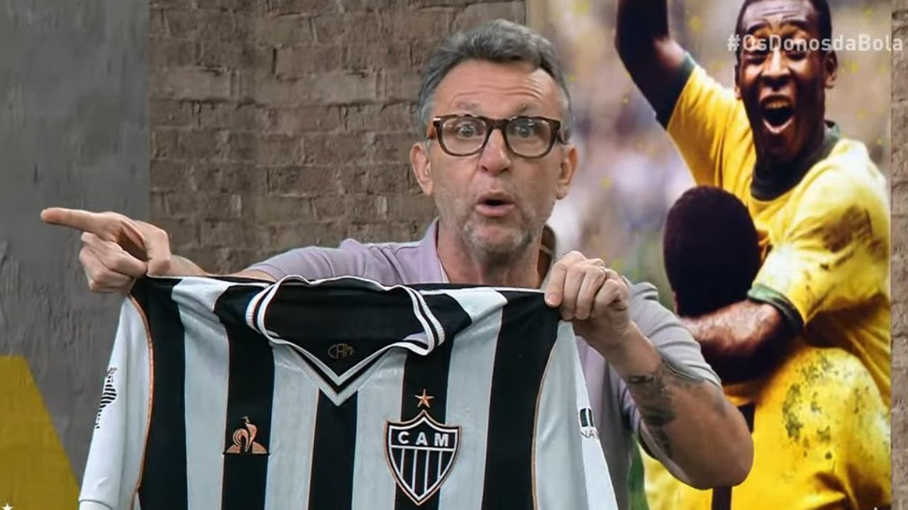 Apresentador da Band e ídolo do Corinthians, Neto já jogou pelo Atlético (foto: Divulgação/Band)