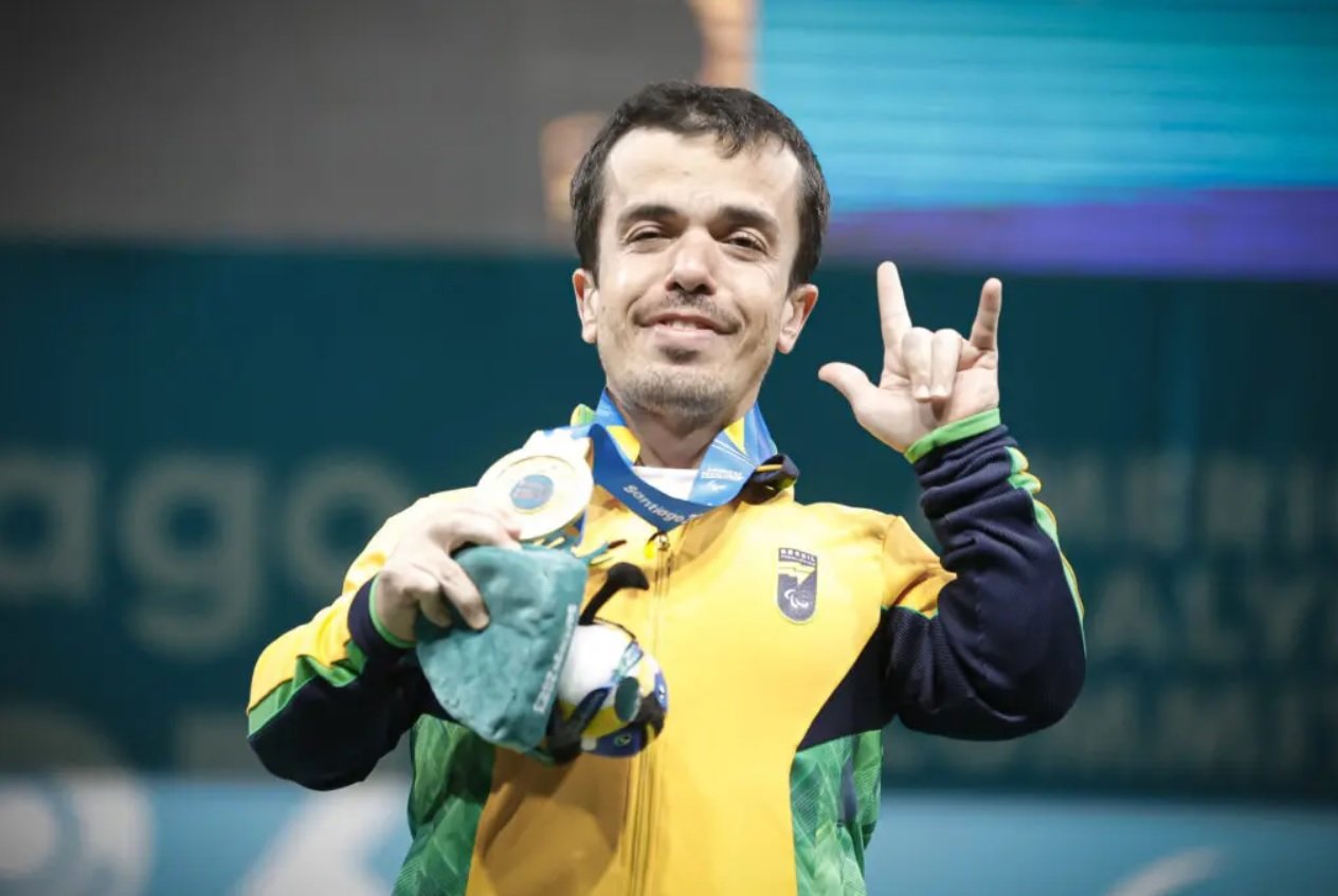 Bruno Carra conquistou ouro no Parapan (foto: Cris Mattos/CPB)