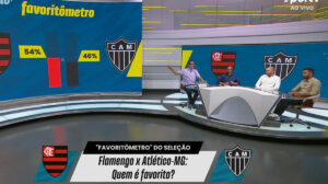 Jornalistas montaram 'seleção' com jogadores de Atlético e Flamengo - Crédito: 
