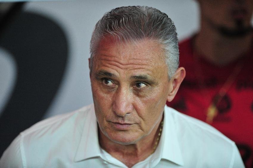 Tite no Flamengo (foto: Alexandre Guzanshe/EM)