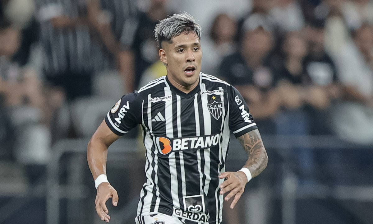 Zaracho em campo pelo Atlético (foto: Pedro Souza/Atlético)