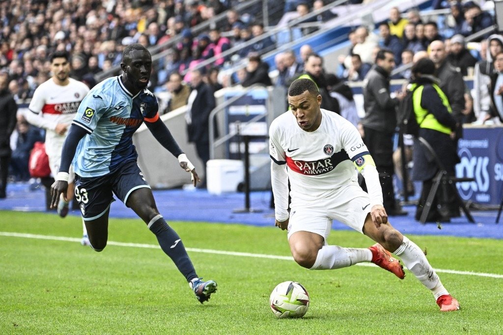 Le Havre e PSG pelo Campeonato Francês (foto: Damien Meyer/AFP)