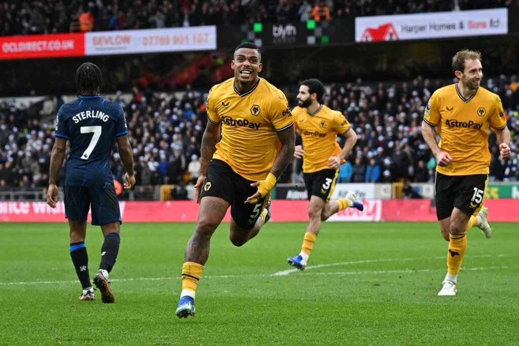 Wolverhampton x Chelsea pelo Campeonato Inglês (foto: Paul Ellis/AFP)