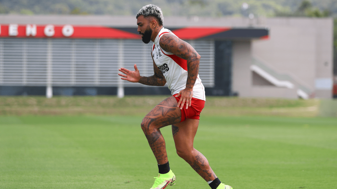 Gabigol, atacante do Flamengo (foto: Gilvan de Souza/CRF)