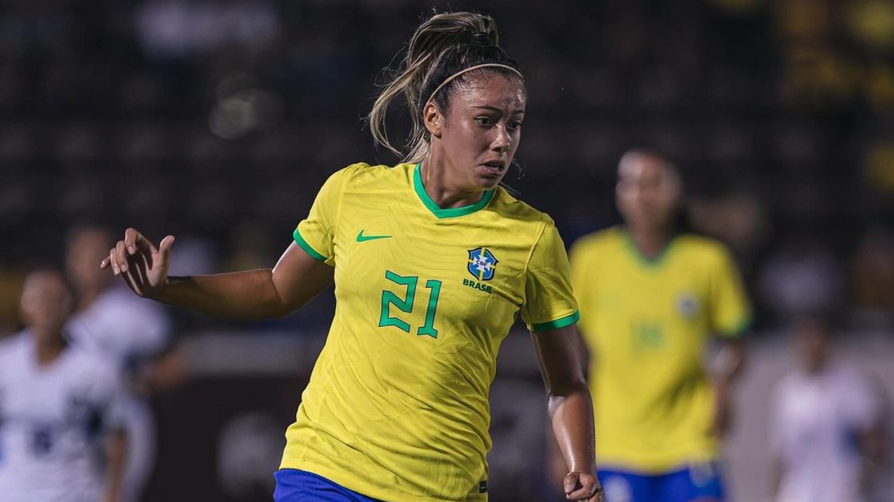 Priscila, pela Seleção Brasileira (foto: La Garra Lab / Reprodução Instagram da Priscila)