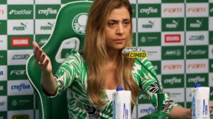 Leila Pereira é presidente do Palmeiras - Crédito: 