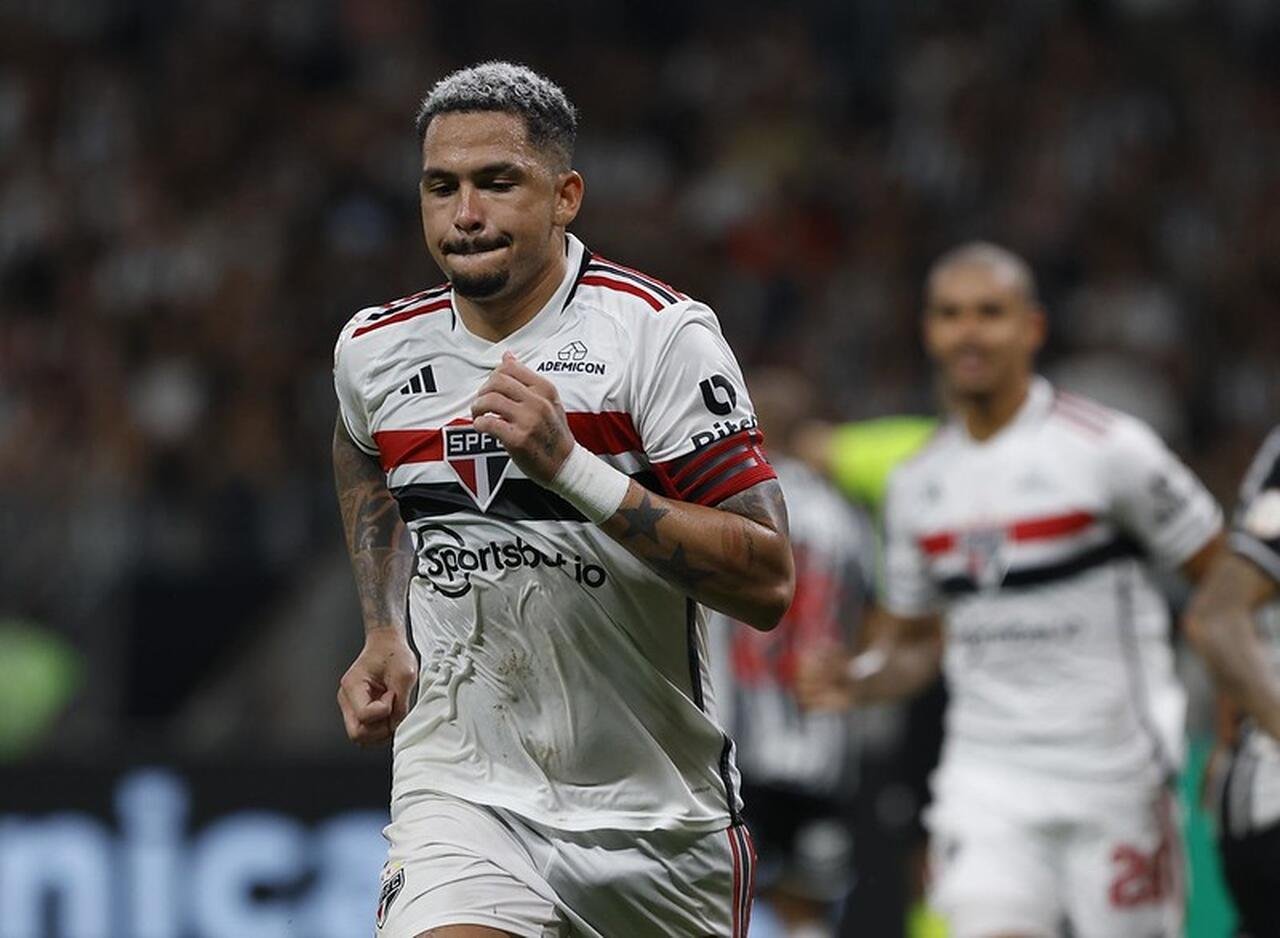 Luciano em Atlético x São Paulo no Mineirão (foto: Divulgação/São Paulo)