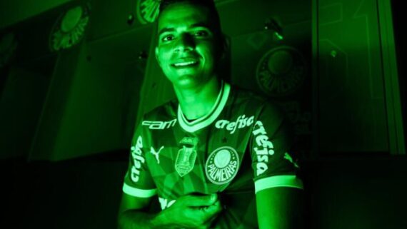 Bruno Rodrigues no Palmeiras (foto: Fabio Menotti/Palmeiras)