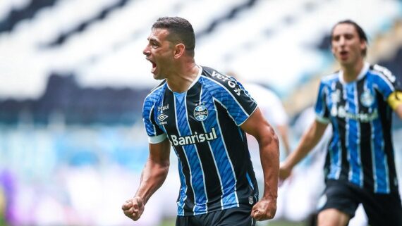 Diego Souza, ex-Grêmio (foto: Lucas Uebel/Grêmio)