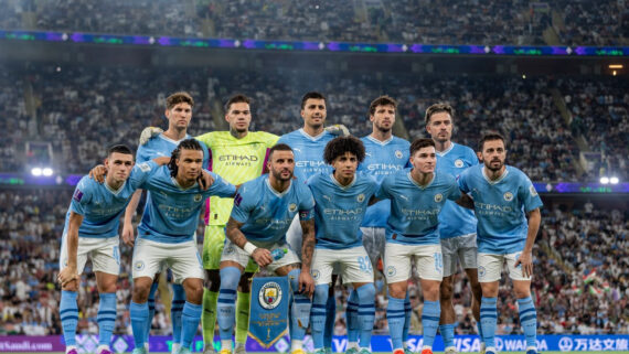 Jogadores do Manchester City (foto: Divulgação / Man City)