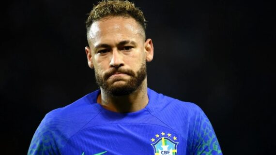 Neymar, atacante brasileiro (foto: Franck Fife/AFP)