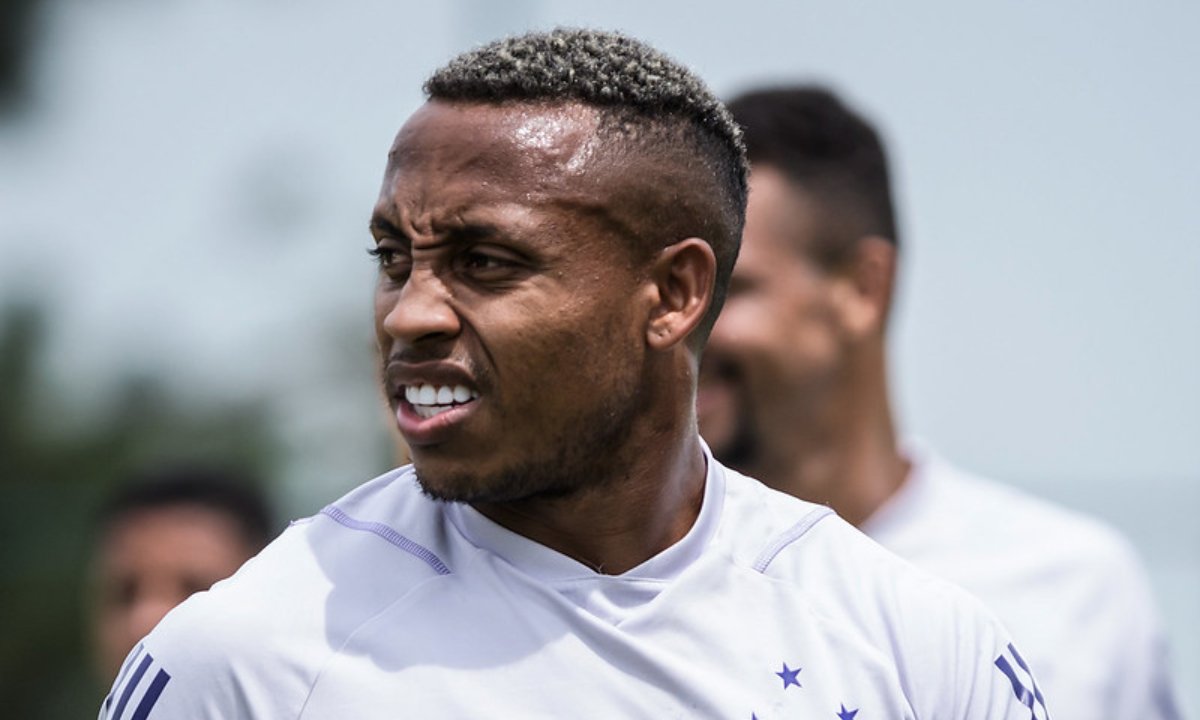 Paulo Vitor durante treino do Cruzeiro (foto: Gustavo Aleixo/Cruzeiro)