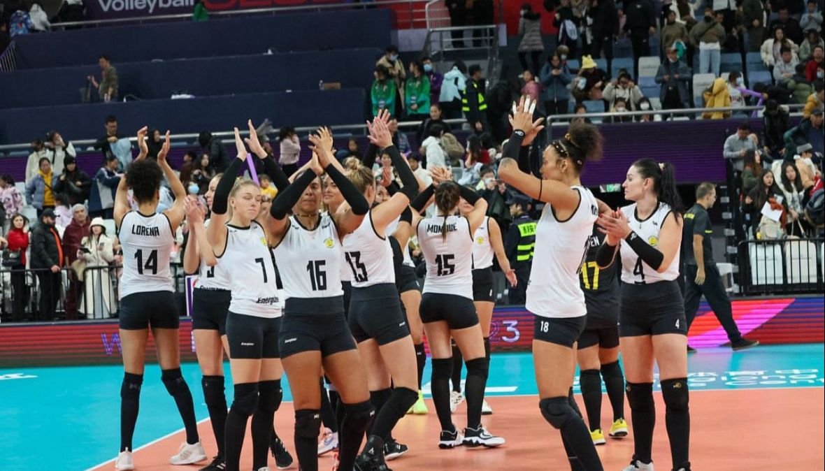 Praia Clube em partida pelo Mundial de Clubes (foto: Maggie/Praia Clube)