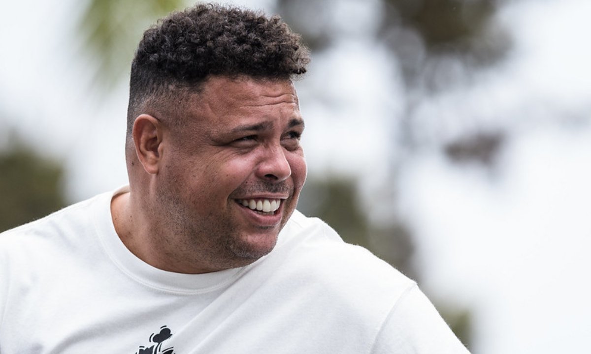 Ronaldo Fenômeno em visita à Toca 2 (foto: Gustavo Aleixo/Cruzeiro)