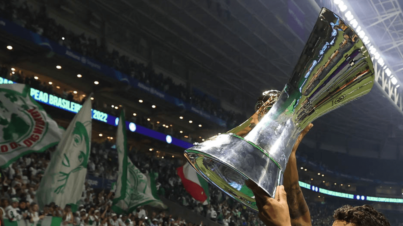 Taça do Campeonato Brasileiro de 2022 (foto: Cesar Greco/Palmeiras)