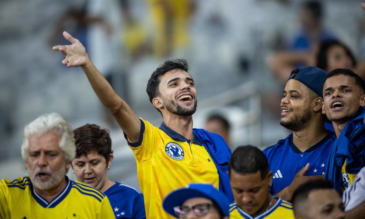 Torcida do Cruzeiro no Mineirão (foto: Staff Images/Cruzeiro)