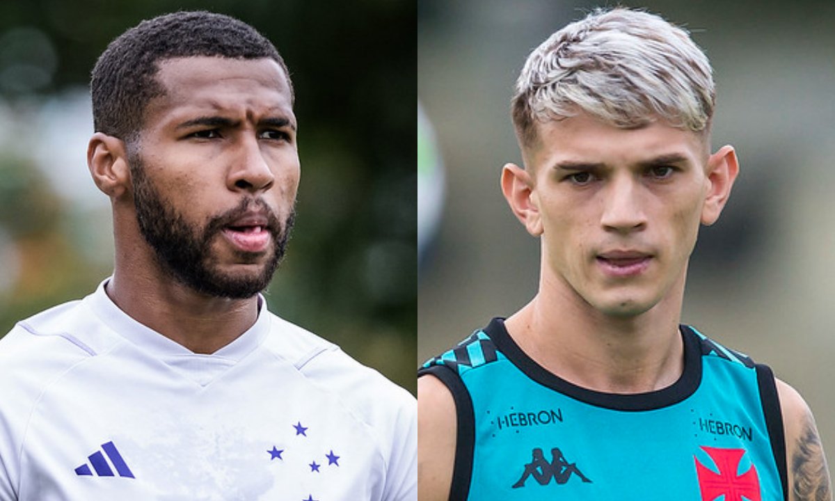 Wesley (à esquerda) e Orellano (à direita) (foto: Montagem de fotos de Gustavo Aleixo/Cruzeiro e Daniel Ramalho/Vasco)