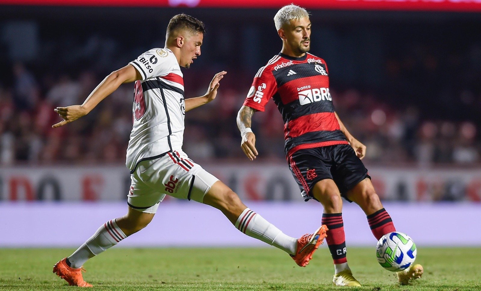 São Paulo venceu o Flamengo por 1 a 0 (foto: Marcelo Cortes/CRF)