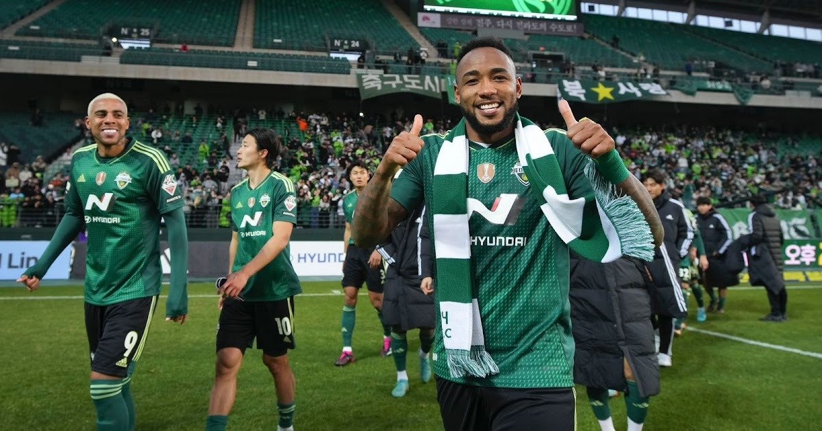 Rafa Silva, atacante que estava no Jeonbuk, da Coreia do Sul (foto: Divulgação)