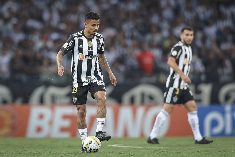 Allan em ação pelo Atlético em 2022 (foto: Pedro Souza / Atlético)