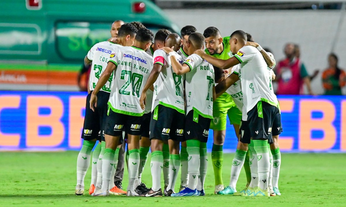 América em último jogo pela Série A (foto: Mourão Panda/América)