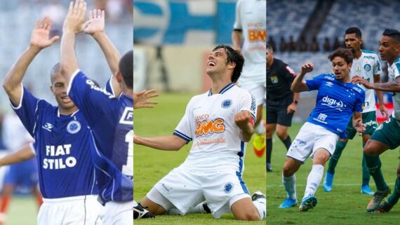 Cruzeiro na 38ª rodada de outras edições do Campeonato Brasileiro (foto: Arquivo EM/divulgação/Vinnicius Silva/Cruzeiro)