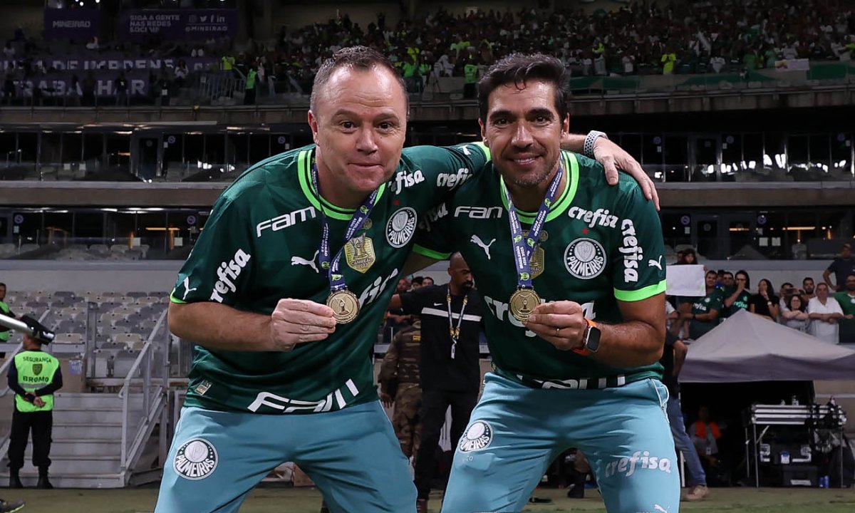 Cebola, auxiliar do Palmeiras (foto: César Greco/Palmeiras)