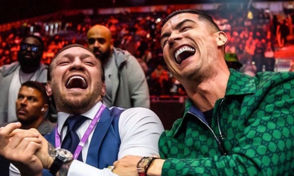 Cristiano Ronaldo e McGregor (foto: Reprodução / Instagram)