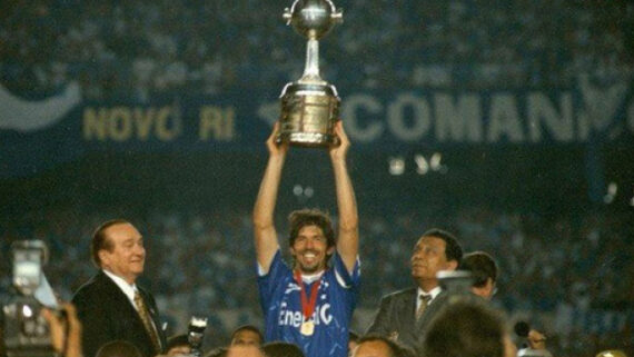 Cruzeiro campeão da Libertadores de 1997 (foto: Divulgação/Cruzeiro)