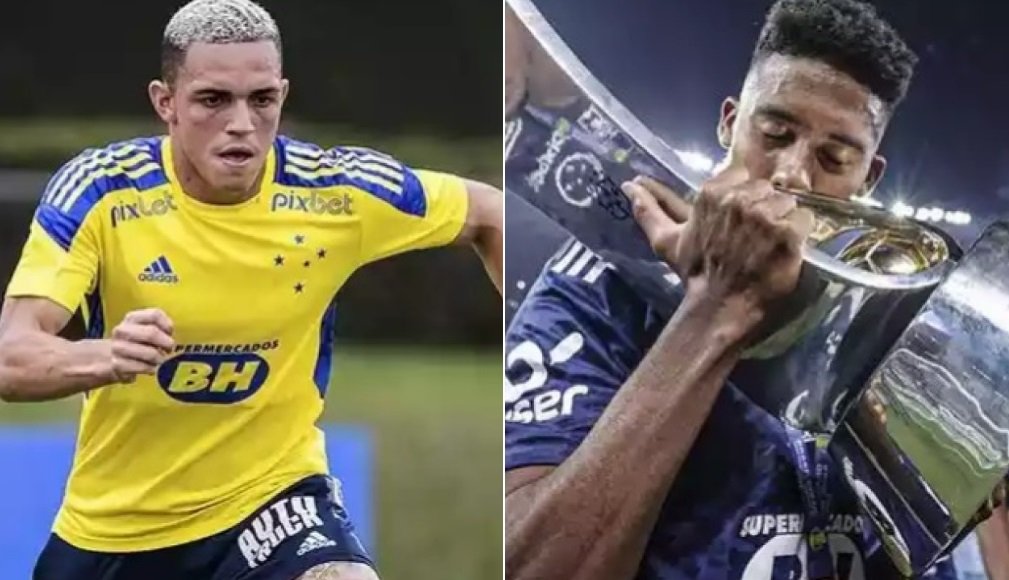 Marcelinho e Willian Oliveira, ex-atletas do Cruzeiro (foto: Gustavo Aleixo/Cruzeiro e Cris Mattos/Staff Images/Cruzeiro)