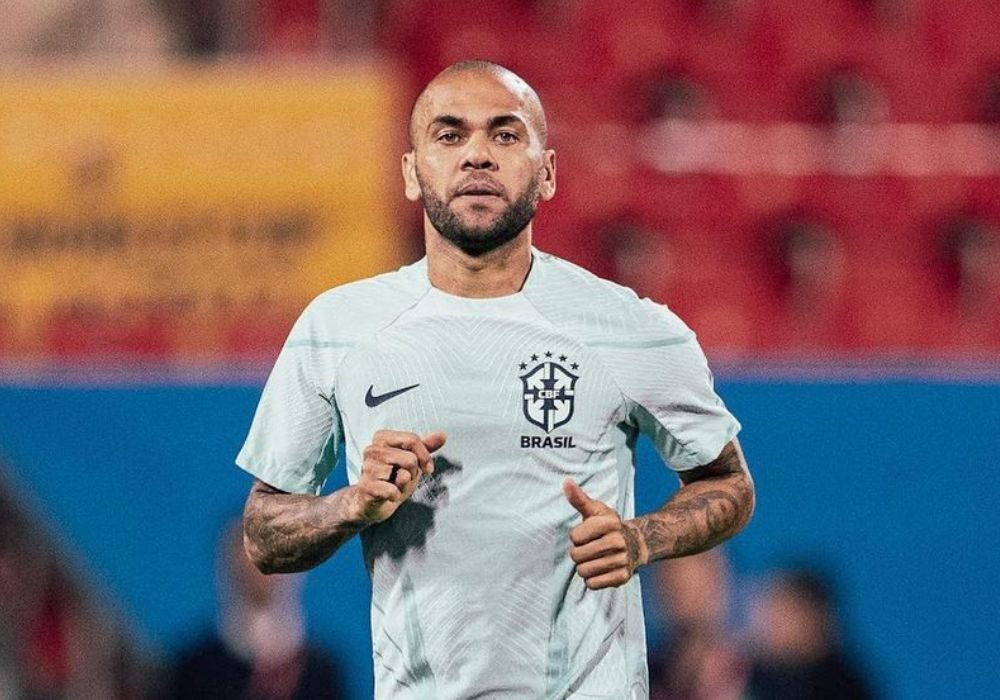 Daniel Alves na Seleção Brasileira (foto: Reprodução/Redes Sociais)