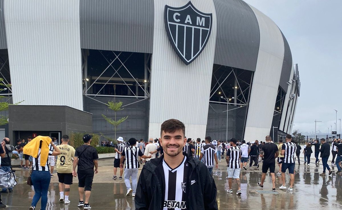 Felipe Thomazi, torcedor do Atlético - (foto: Arquivo pessoal)