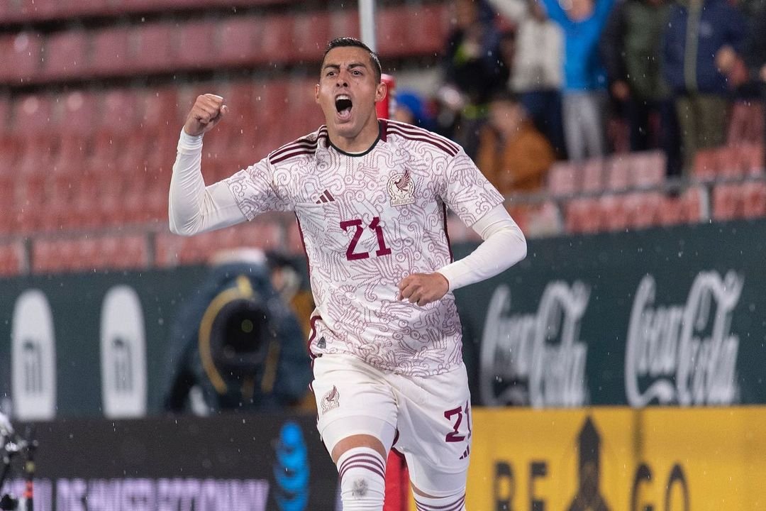 Funes Mori pela Seleção do México (foto: Reprodução/Redes Sociais)