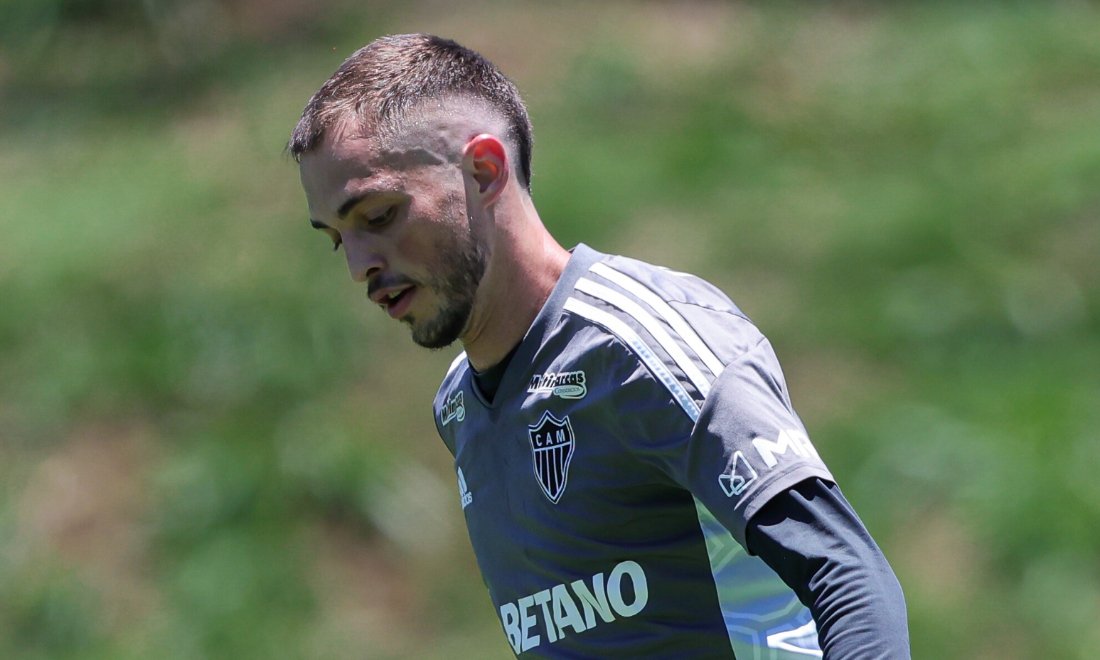 Hyoran em treino do Atlético (foto: Pedro Souza/Atlético)