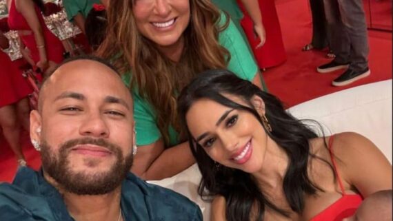Neymar, Bruna Biancardi, Nadini Gonçalves e Mavie (foto: Reprodução)