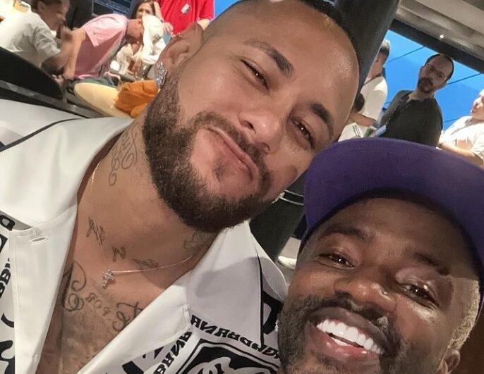 Neymar e Negrete (foto: Reprodução)