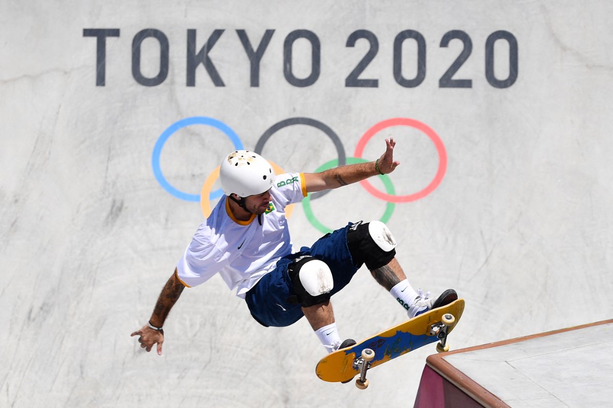 Pedro Barros, skatista brasileiro (foto: Loic VENANCE / AFP)